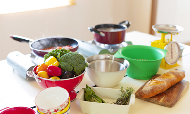 Cooking scene