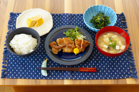 基本の和食（鶏の照り焼き）