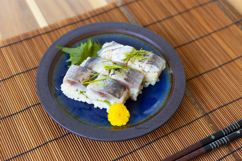 和食上級（鯵の押し寿司）